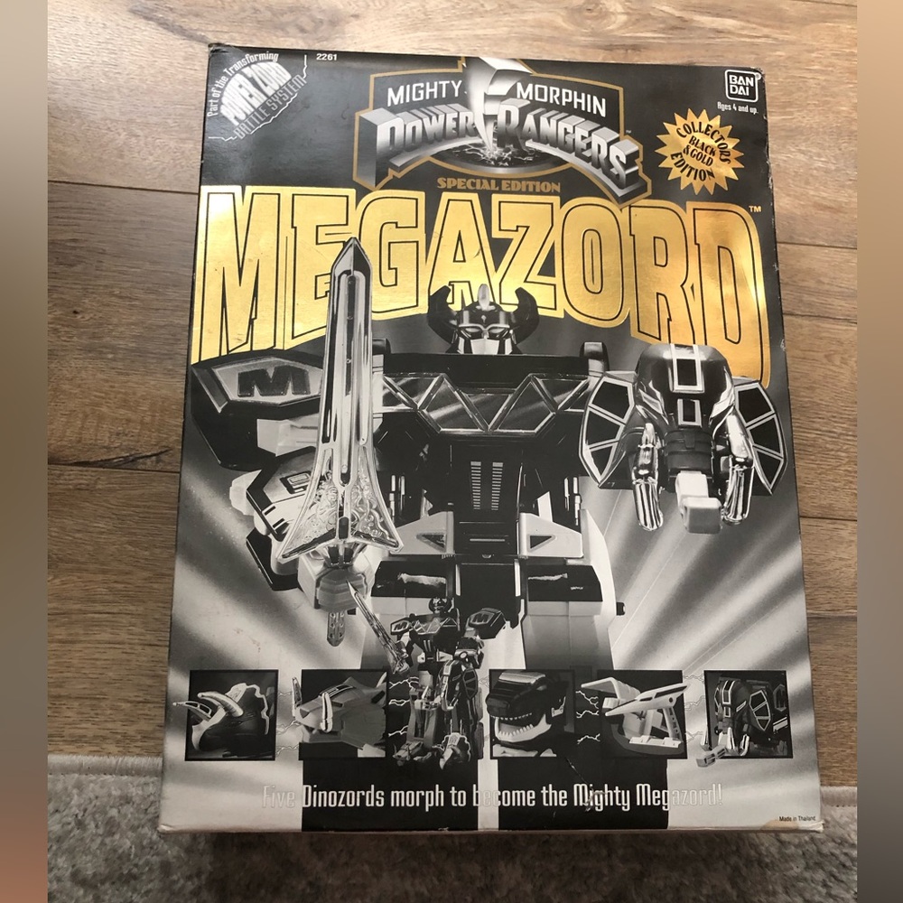 New 1993 Megazord - black and gold edition